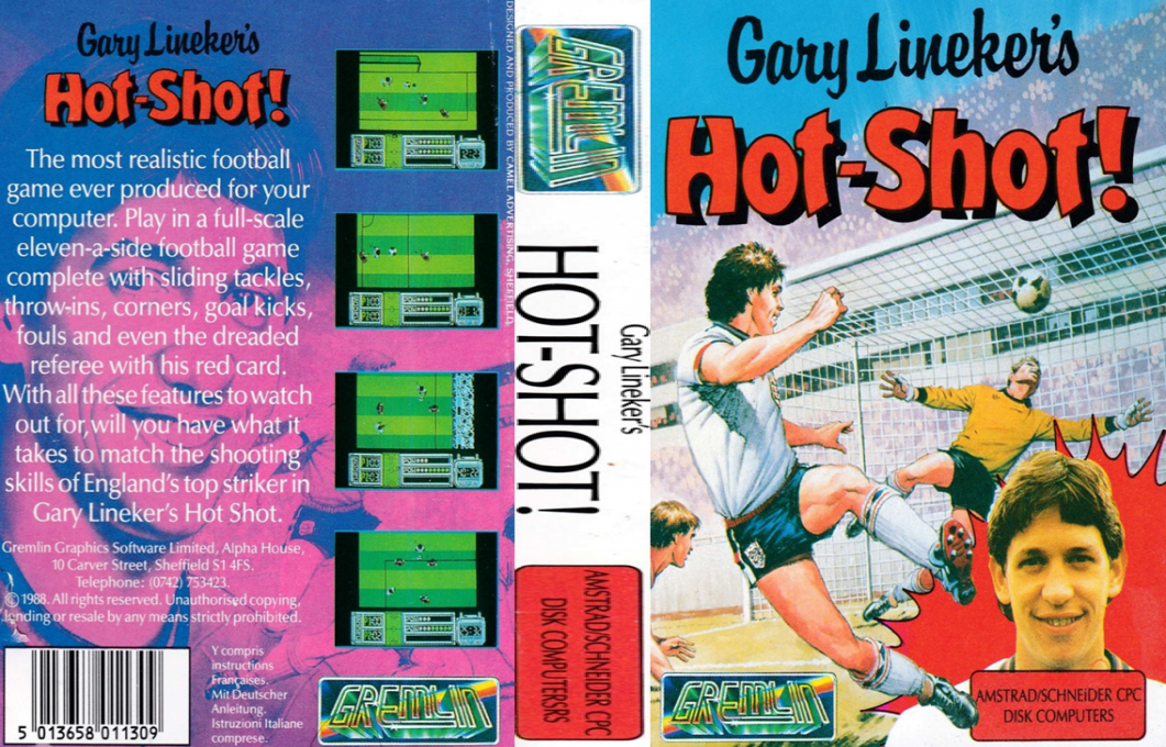 Gary Lineker's Hot-Shot! — box-texture (EU)