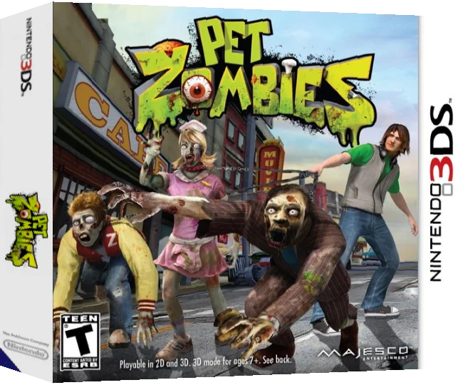 Pet Zombies — box-3D (US)