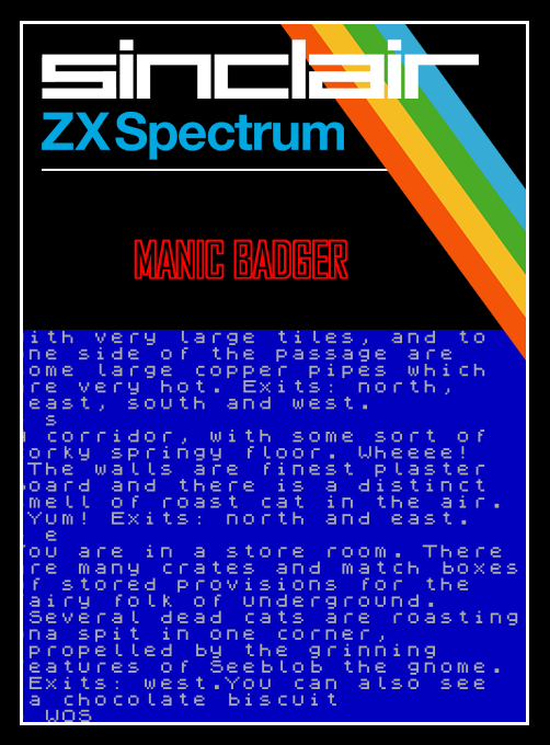 Manic Badger box art