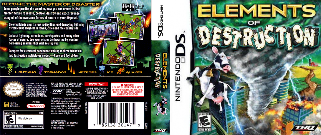 Elements of Destruction — box-texture (US)