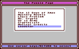 The Puzzle Page #127 — ss (WOR)