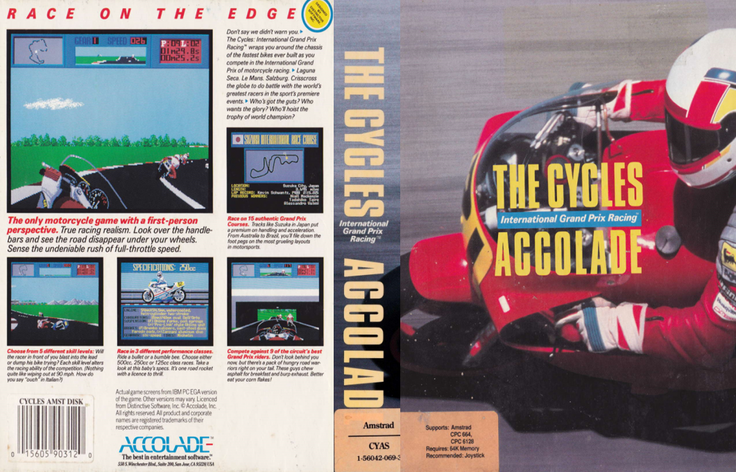 Cycles, The - International Grand Prix Racing — box-texture (EU)