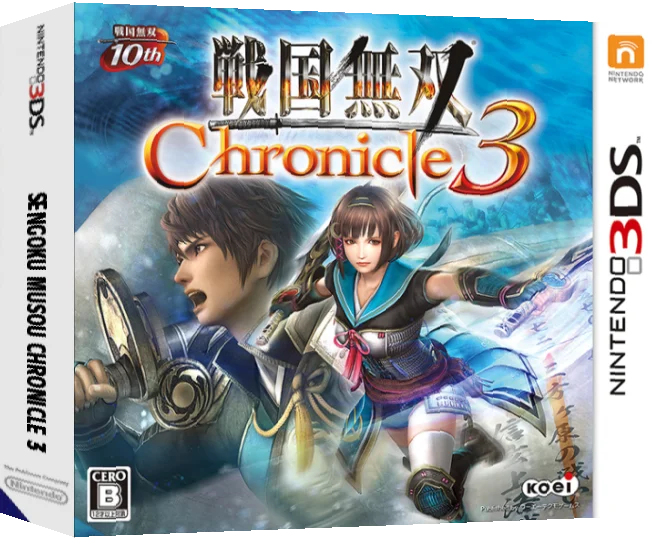Sengoku Musou Chronicle 3 — box-3D (JP)