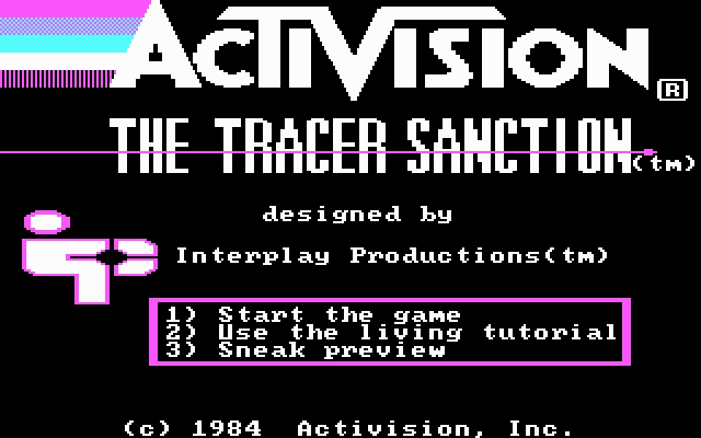 Tracer Sanction, The — sstitle (US)