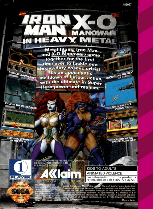 Iron Man And X-o Manowar In Heavy Metal — box-2D-back (US)