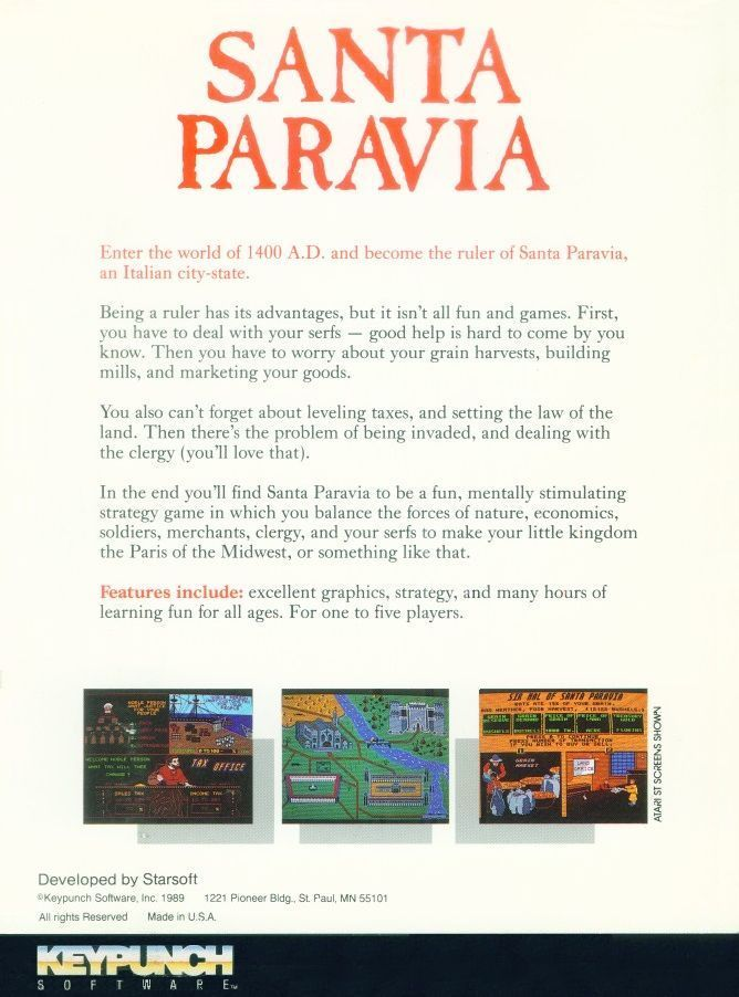 Santa Paravia And Fiumaccio — box-2D-back (US)