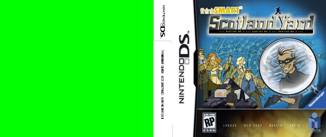 thinkSMART Games - Scotland Yard - Hunting Mister X — box-texture (US)