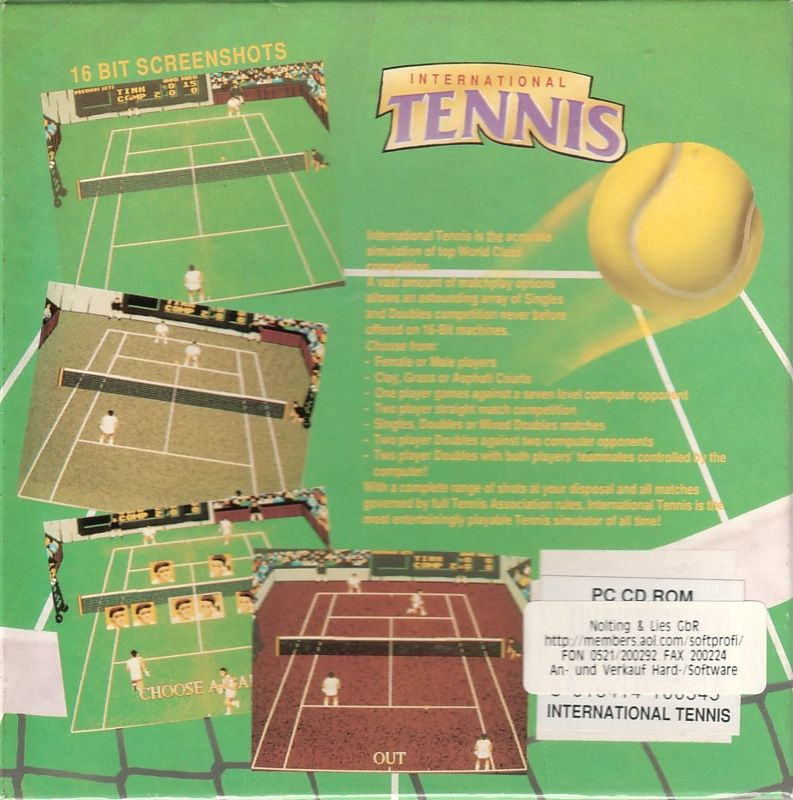 International Tennis — box-2D-back (EU)