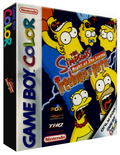 The Simpsons : Night of the Living Treehouse of Ho — box-3D (US)