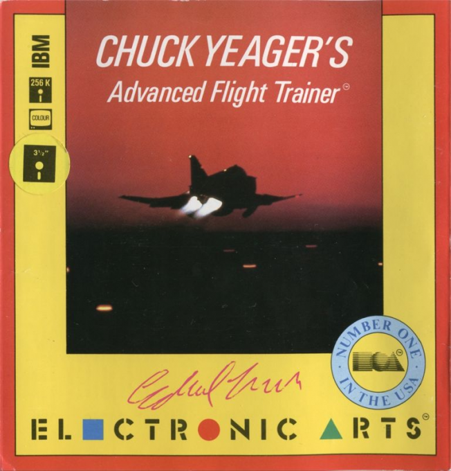 Chuck Yeager's Advanced Flight Trainer — box-2D (EU)