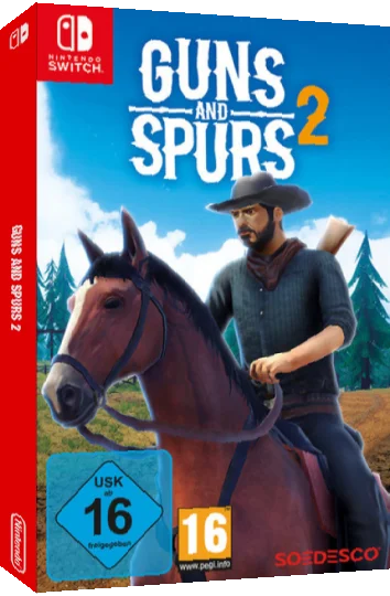 Guns and Spurs 2 — box-3D (DE)