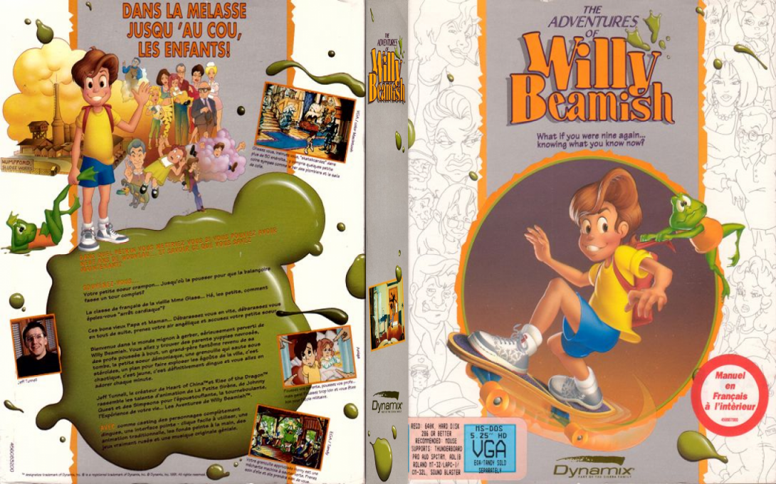 Adventures Of Willy Beamish, The — box-texture (FR)