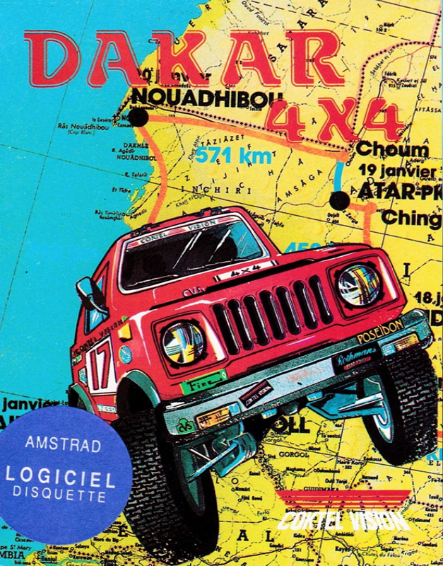 Dakar 4x4 box art