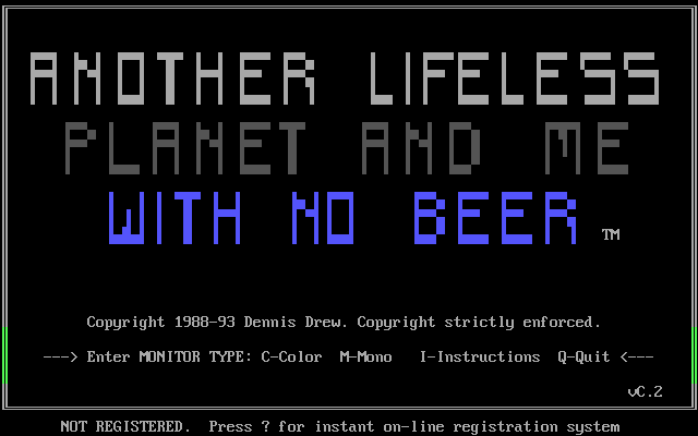 Another Lifeless Planet and Me With No Beer box art