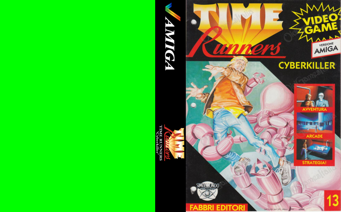 Time Runners 13 - Cyberkiller — box-texture (IT)
