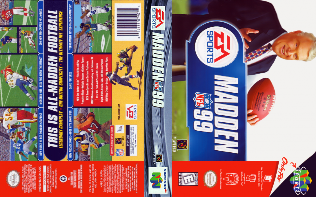 Madden NFL 99 — box-texture (US)