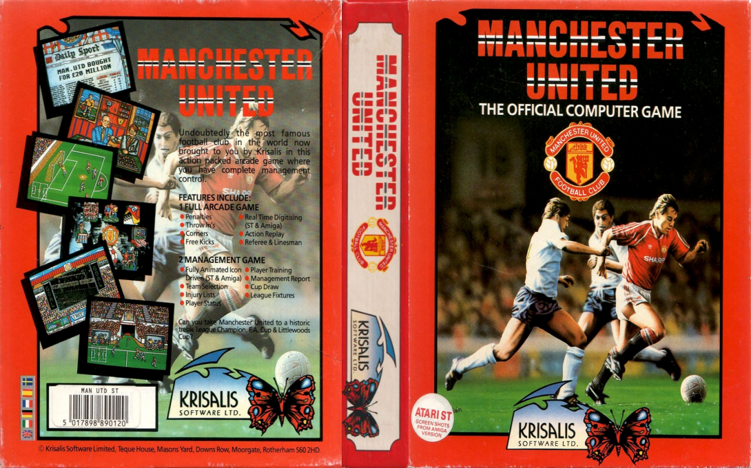 Manchester United - The Official Computer Game — box-texture (EU)