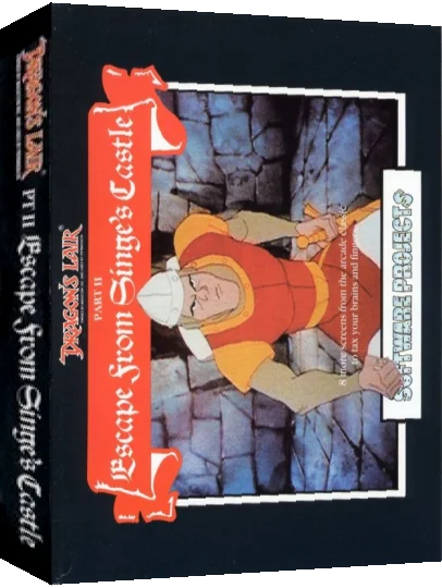 Dragon's Lair Part II - Escape from Singe's Castle — box-3D (EU)