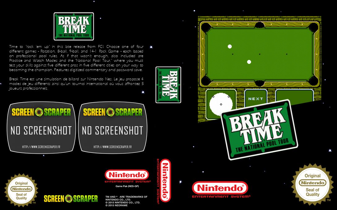 Break Time - The National Pool Tour — box-texture (SS)