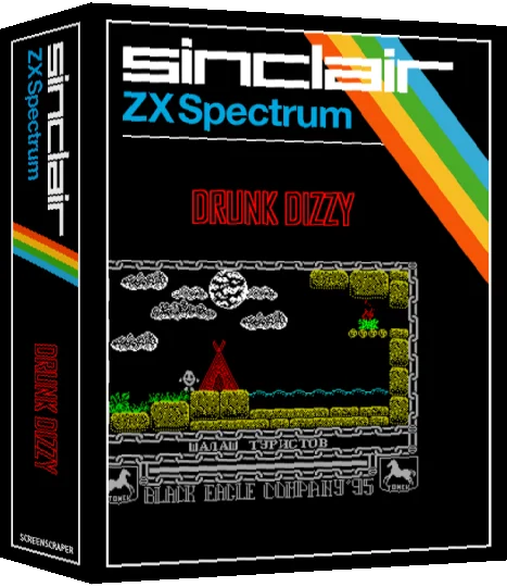 Drunk Dizzy — box-3D (SS)