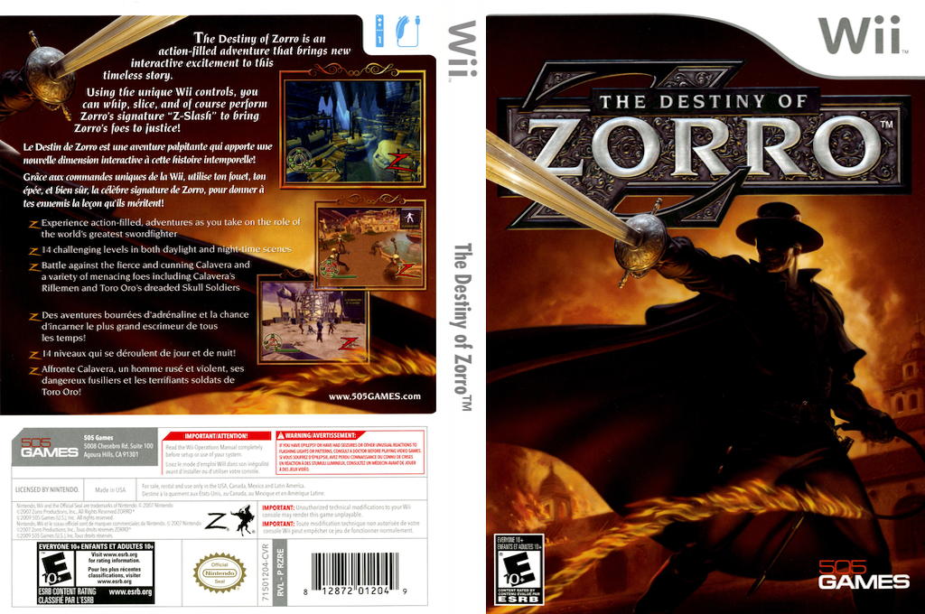 Destinée De Zorro, La — box-texture (US)