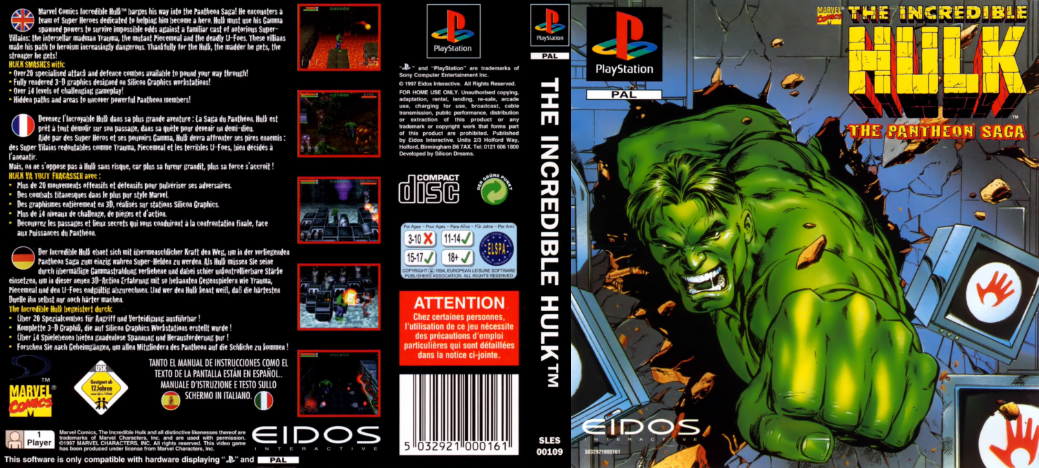 Incredible Hulk - The Pantheon Saga, The — box-texture (EU)