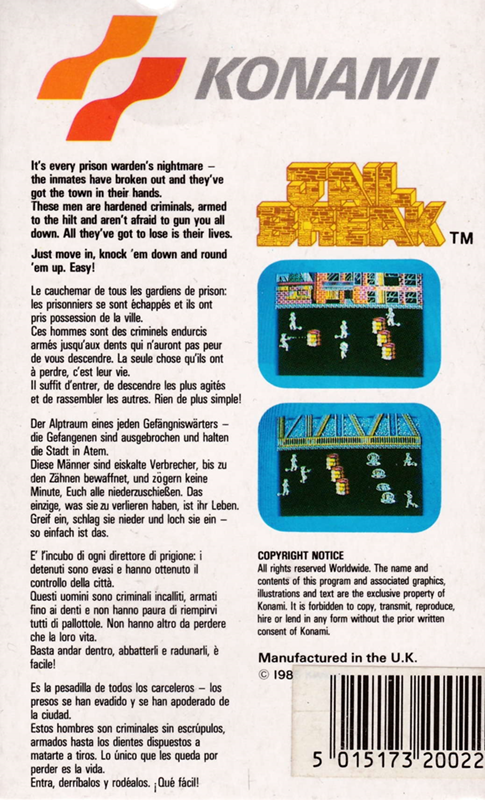 Jail Break — box-2D-back (EU)