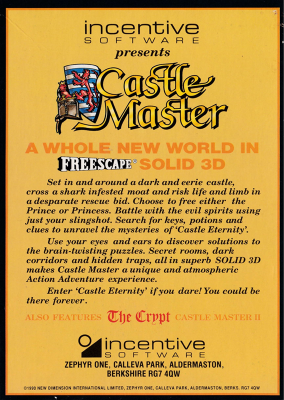 Castle Master 2 - The Crypt — box-2D-back (EU)