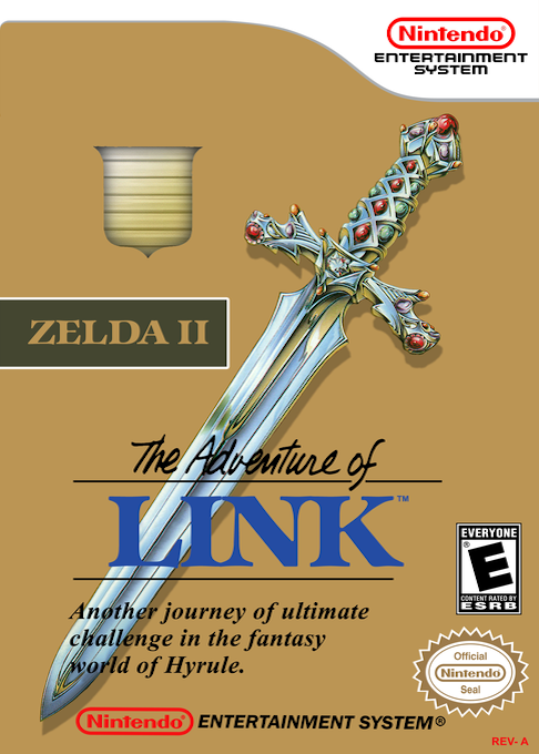 Zelda 2 - The Adventure Of Link box art