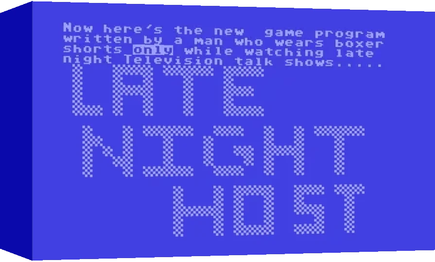 Late Night Host — box-3D (WOR)