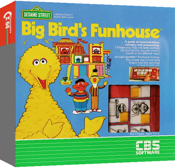 Big Bird's Funhouse — box-3D (US)