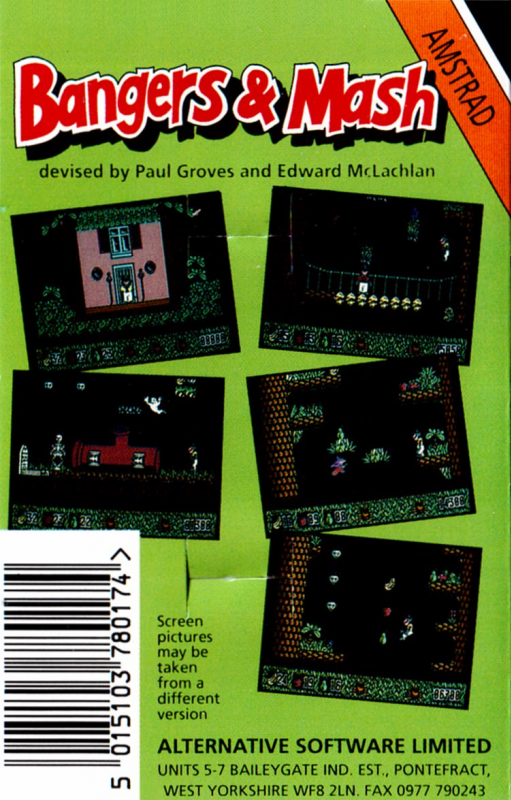 Bangers And Mash — box-2D-back (EU)