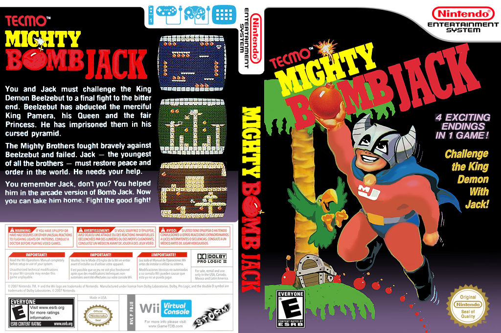 Mighty Bomb Jack — box-texture (US)