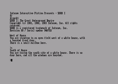 Zork 1 - The Great Underground Empire — ss (EU)