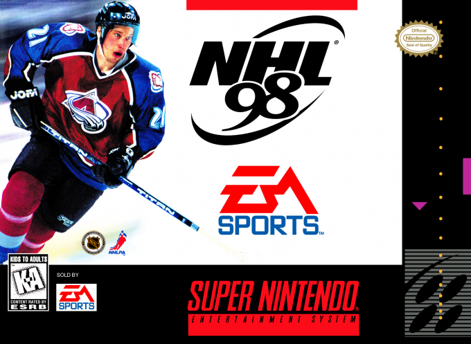 NHL 98 box art
