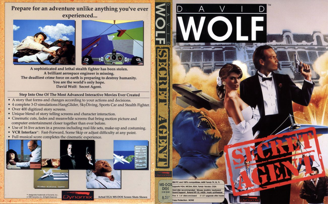David Wolf - Secret Agent — box-texture (US)
