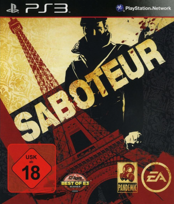 Saboteur, The — box-2D (DE)
