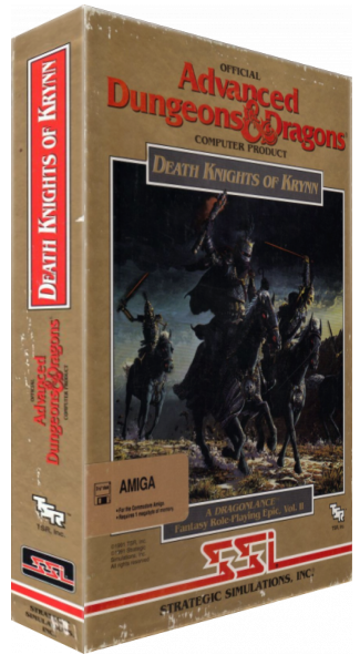 Advanced Dungeons & Dragons - Death Knights of Krynn - A DragonLance Fantasy Role-Playing Epic, Vol.II — box-3D (US)