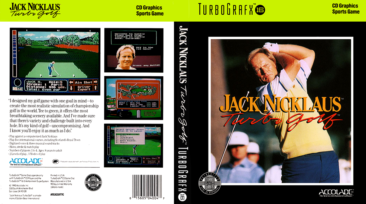 Jack Nicklaus' Turbo Golf — box-texture (US)