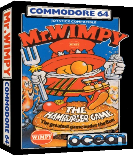 Mr. Wimpy : The Hamburger Game — box-3D (EU)