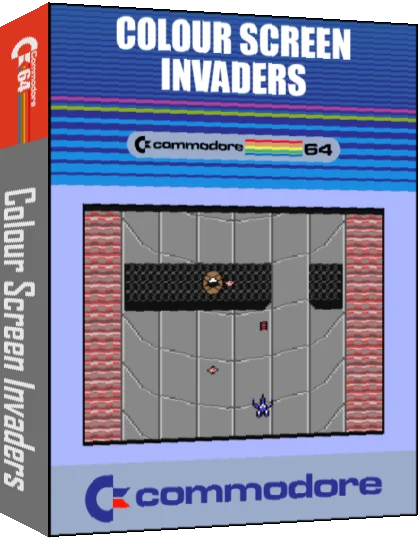 Colour Screen Invaders — box-3D (CUS)