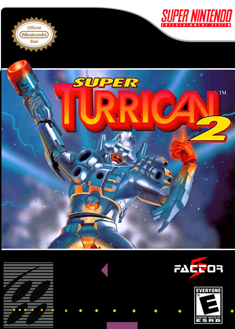 Super Turrican 2 box art