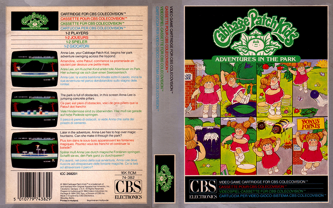Cabbage Patch Kids - Adventures in the Park — box-texture (EU)