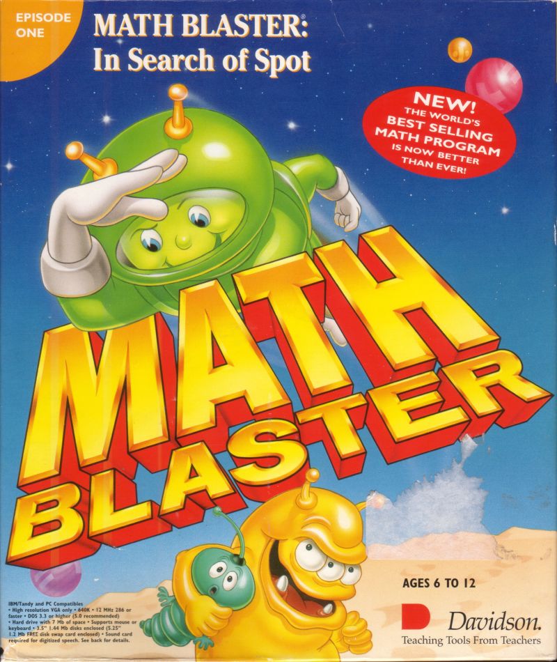 Math Blaster Episode 1: In Search of Spot box art