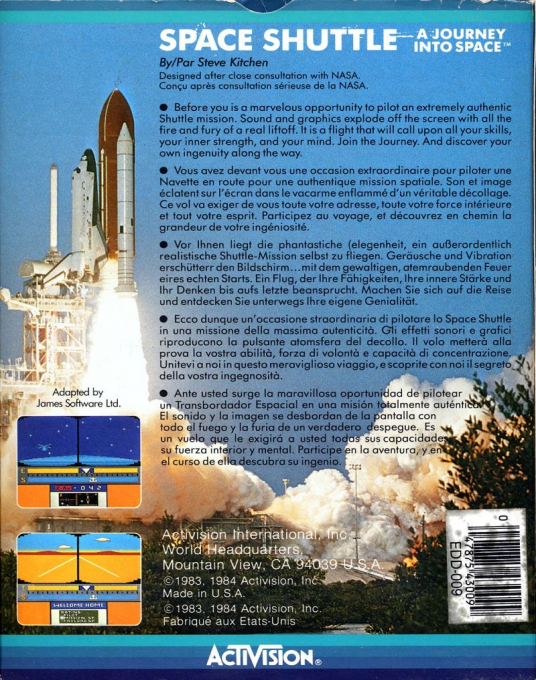 Space Shuttle - A Journey Into Space — box-2D-back (EU)