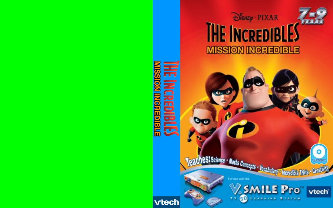 Incredibles, The - Mission Incredible — box-texture (EU)