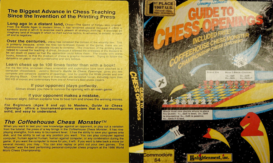 Jeremy Silman's Complete Guide To Chess Openings — box-texture (WOR)