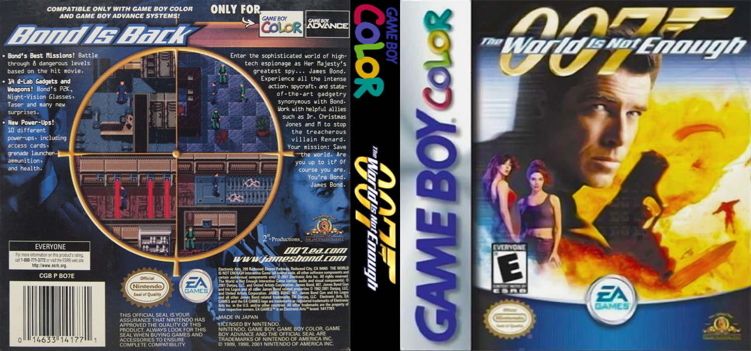 007 - The World Is Not Enough — box-texture (US)