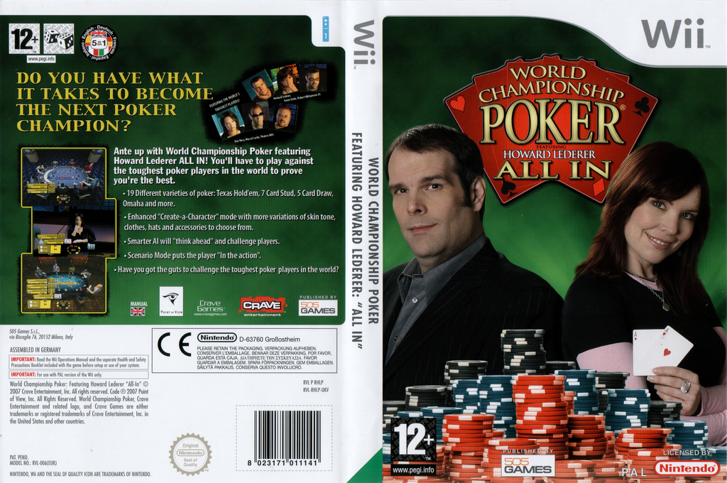World Championship Poker Featuring Howard Lederer - All In — box-texture (EU)