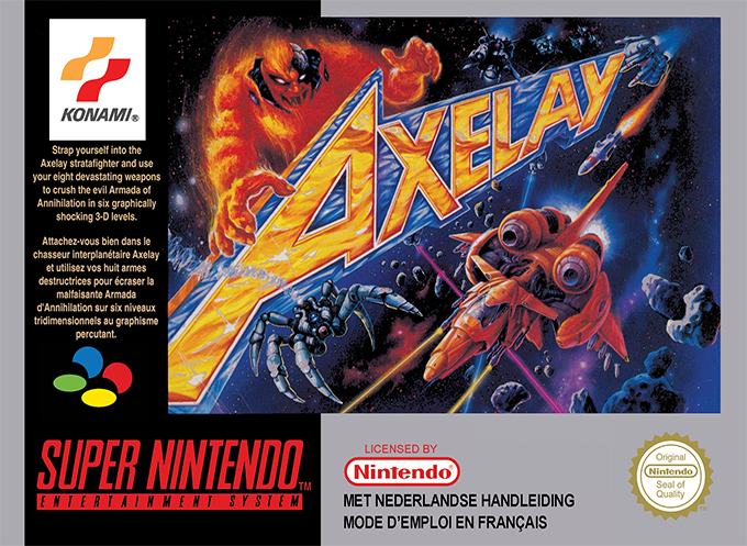 Axelay — box-2D (EU)